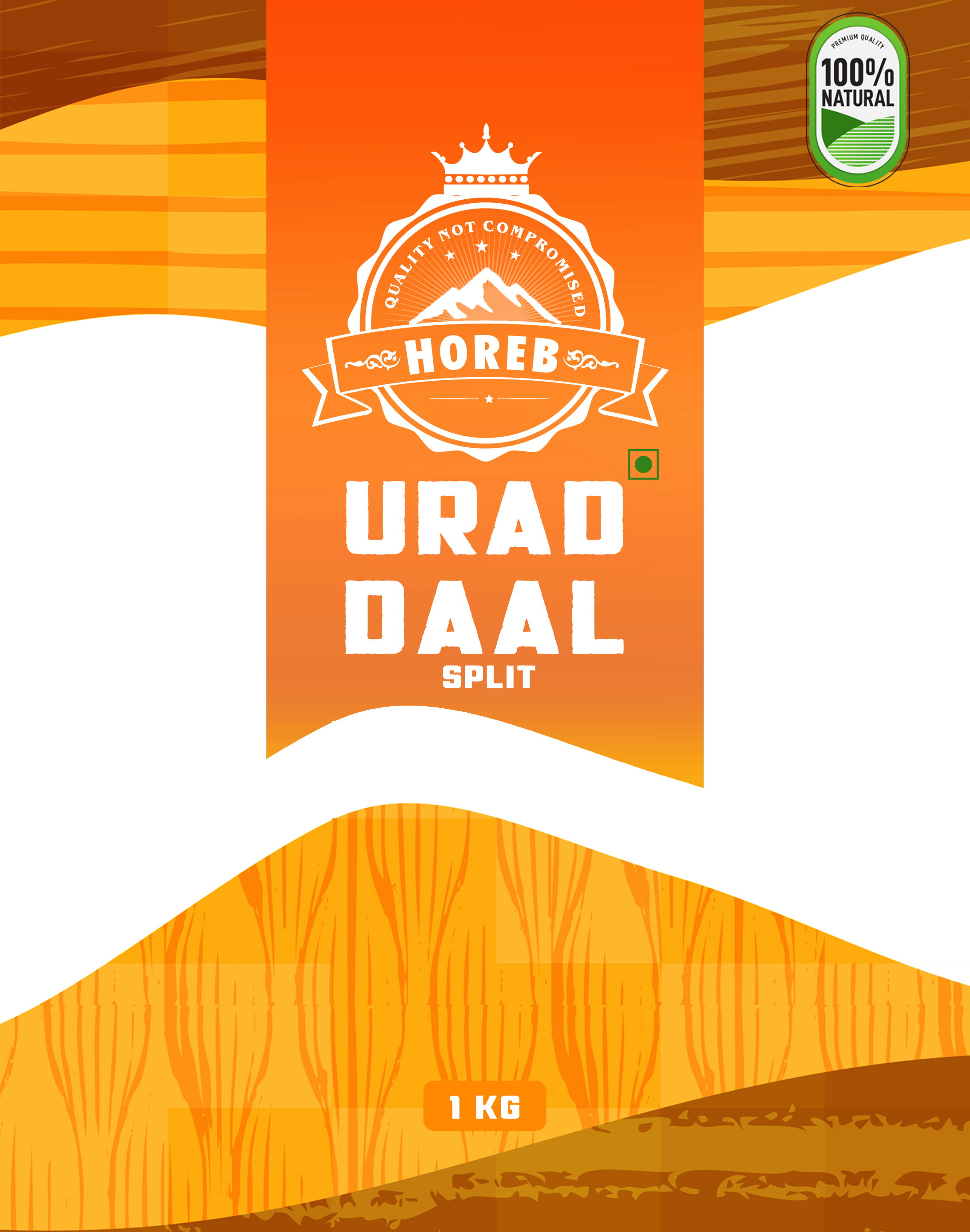 Urad Dal - Front